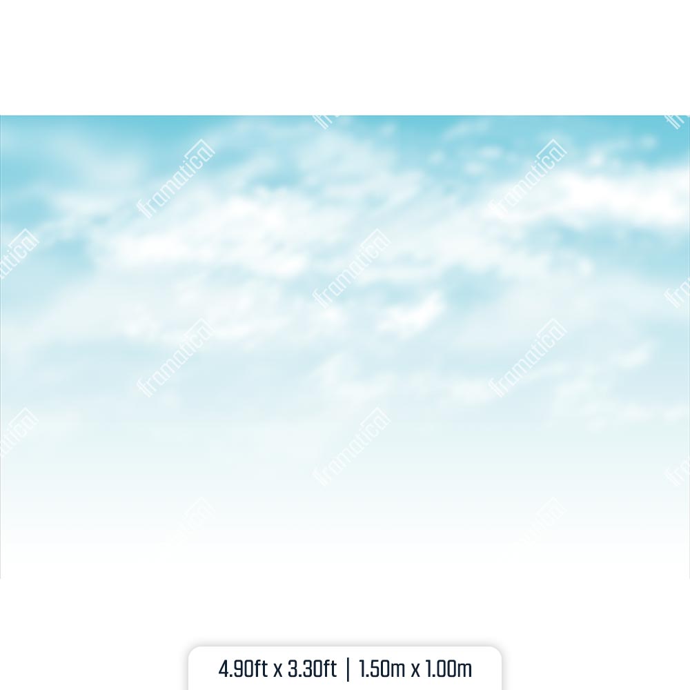 Текстилен фон - Airy Blue - 1.50m x 1.00m