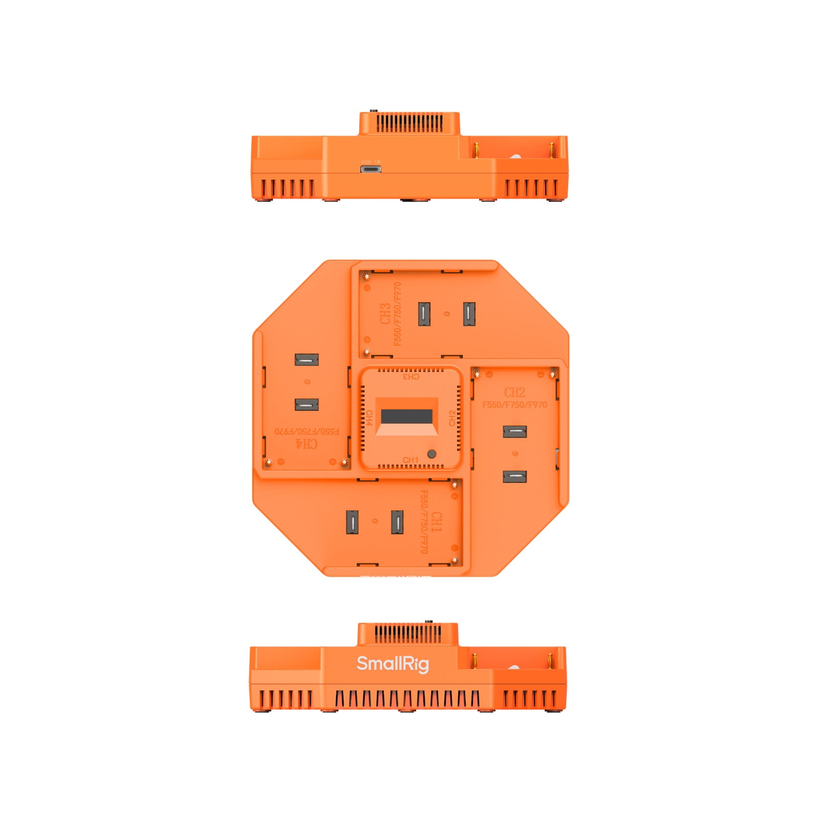 4-канално зарядно устройство за NP-F батерии Smallrig