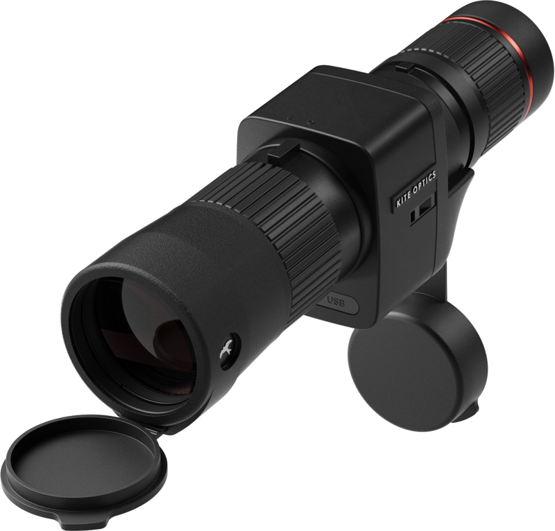 Наблюдателна тръба Kite Optics APC 60 ED 17-35x - стабилизирана - IPX7 - резба за статив