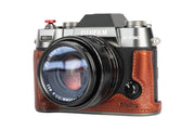 SmallRig кожена полуклетка за X-T50 (кафява) 4710
