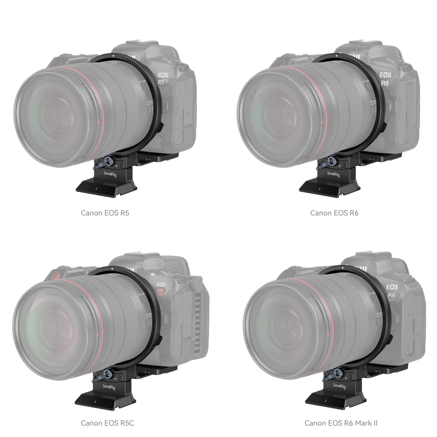 Комплект въртяща се хоризонтално-вертикална монтажна пластина SmallRig за Canon EOS R