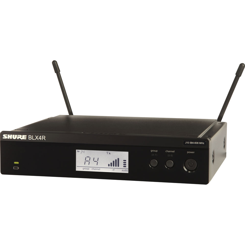 Shure BLX14RE/CVL-M17 (662 -686 MHz) Wireless Rack-mount Presenter System with CVL Lavalier Microphone