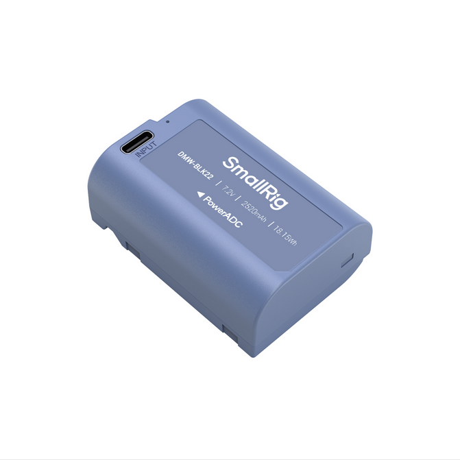 SmallRig еквивалент на DMW-BLK22 USB-C акумулаторна батерия за фотоапарат (4906)