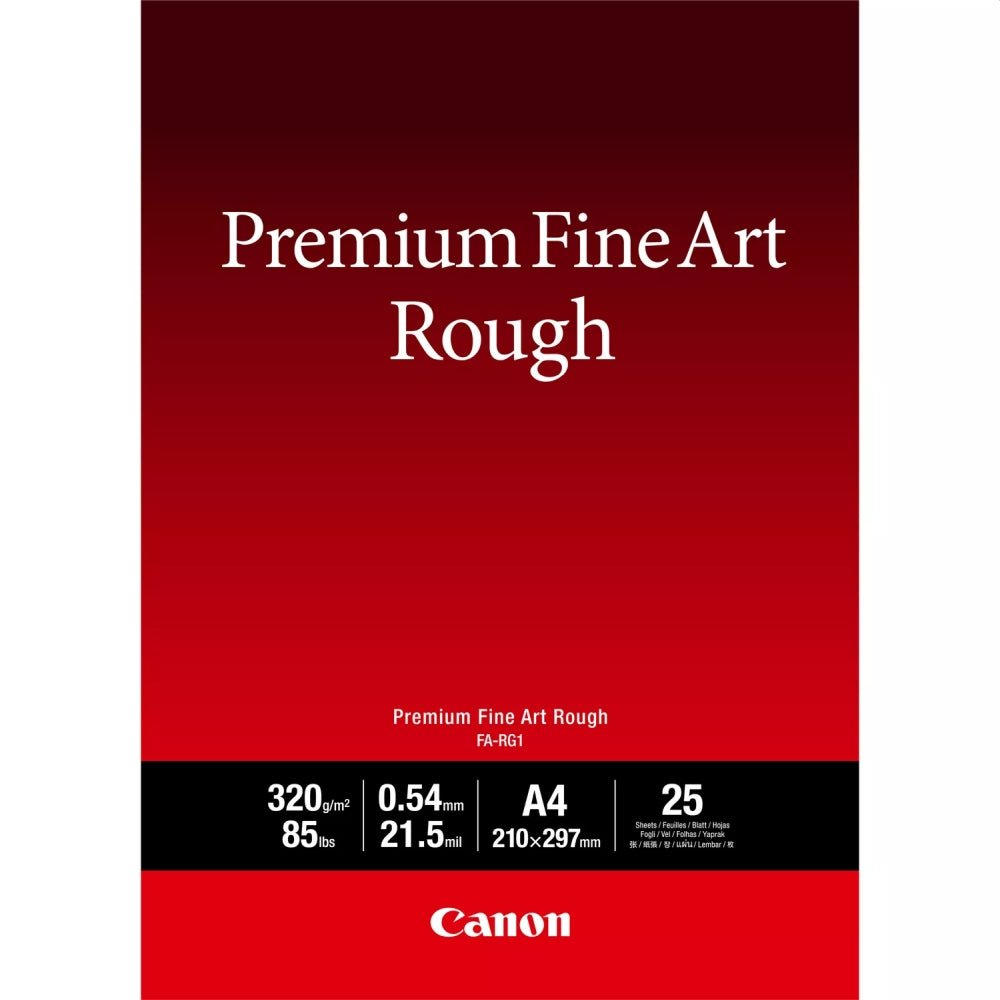 Хартия - Canon Premium Fine Art Rough FA-RG1, 25 ЛИСТА, A3+