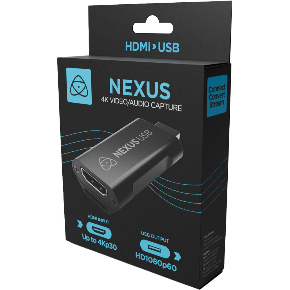 Atomos Nexus 4K - професионален HDMI към USB стрийминг конвертор