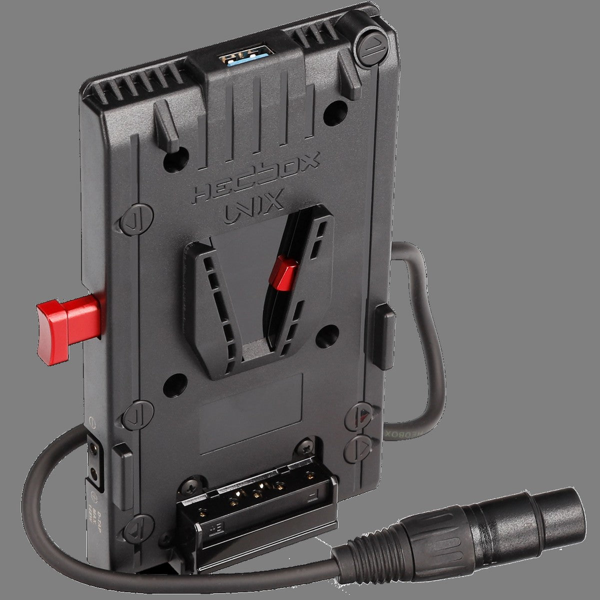 Hedbox Power V-lock Plate UNIX-4X  - 4-pin XLR Female