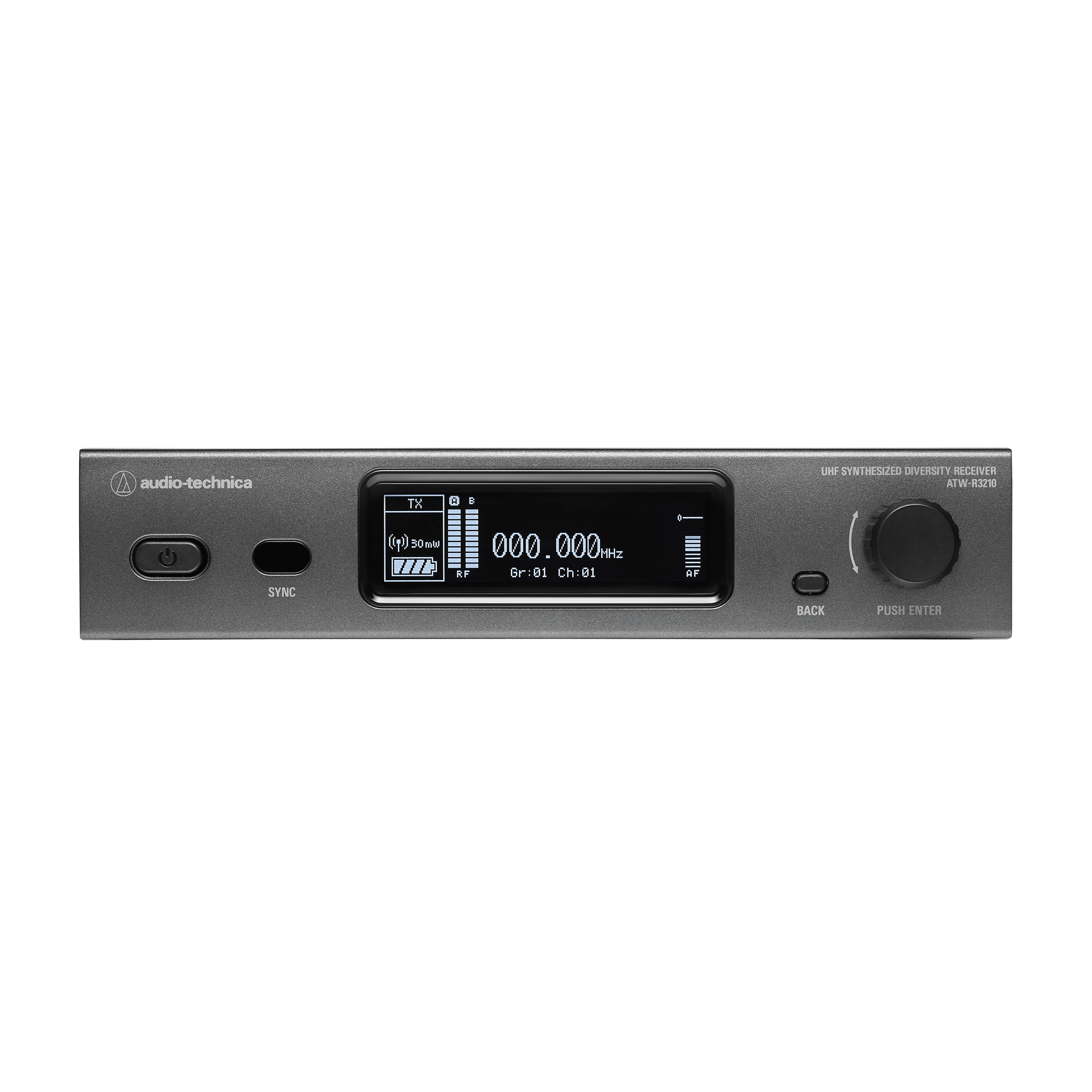 Безжична система Audio-Technica ATW-3211 EE1 (530-589.975 MHz) - комплект бодипак предавател и настолен приемник