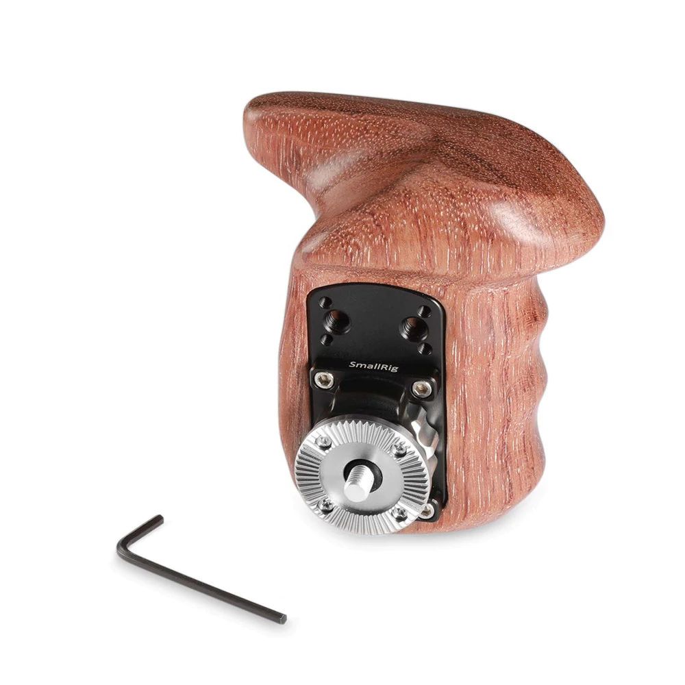 Дръжка за клетка дървена (лява) с ARRI розетка SmallRig