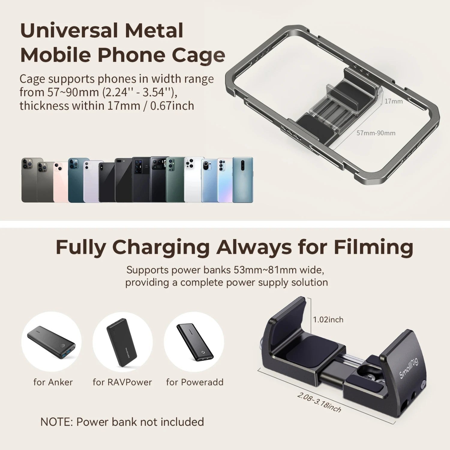 SmallRig All-in-One Video Kit For Smartphone Creators with Audio and Lighting System 3384D