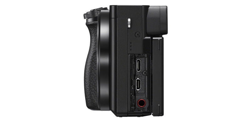 Sony A6100 Black Camera + Sony E PZ 16-50mm f3.5-5.6 OSS II + Sony E 50mm F1.8 OSS Black