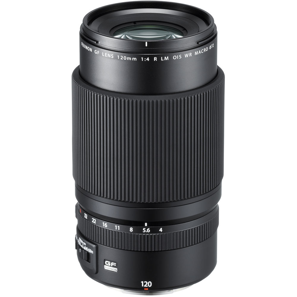 Обектив FUJIFILM GF 120mm f4 Macro R LM OIS WR за средноформатни камери Fujifilm