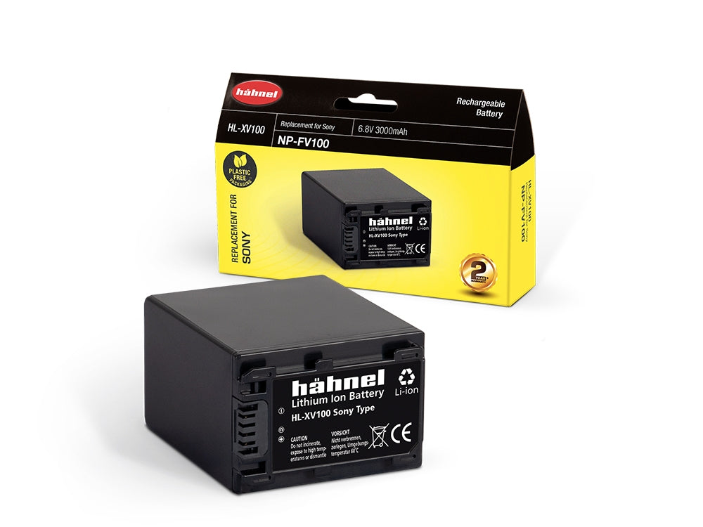 Батерия Hahnel HL-XV100 (заместител на NP-FV100), 3000mAh, 6.8V, 20.4Wh