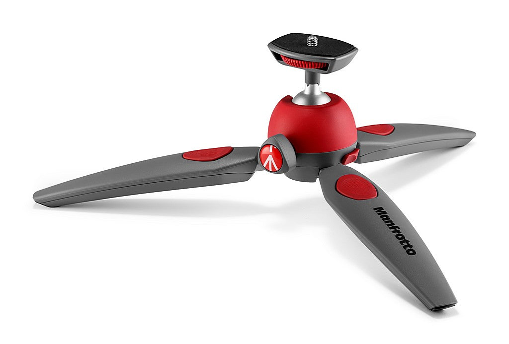 Manfrotto PIXI EVO 2 SECTION MINI TRIPOD RED