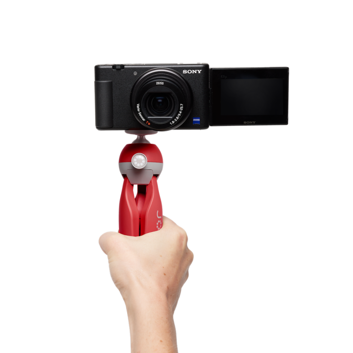 Комплект Joby HandyPod 2 с държач за телефон и екшън камера - червен