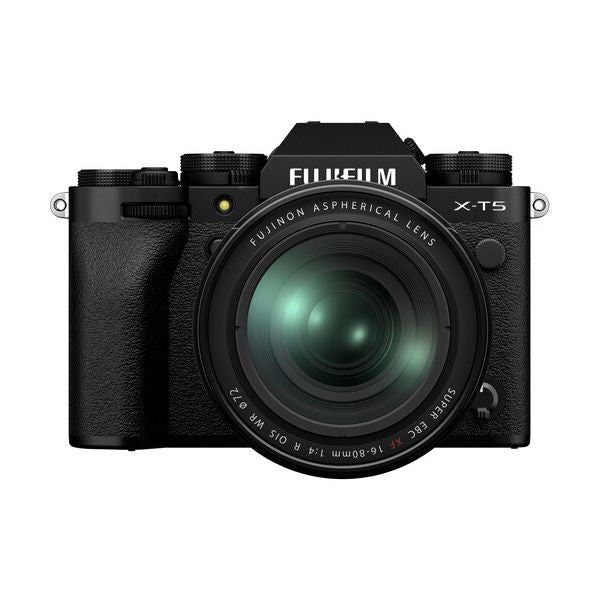 Фотоапарат Fujifilm X-T5 (черен) с обектив Fujifilm Fujinon XF 16-80mm f4 R OIS WR