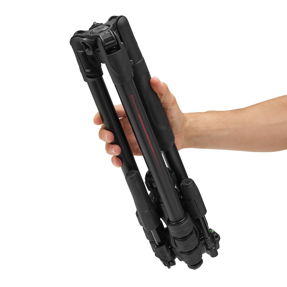 Туристически статив Manfrotto Befree GT PRO с трипозиционна глава - Черен алуминиев - 10г. Гаранция