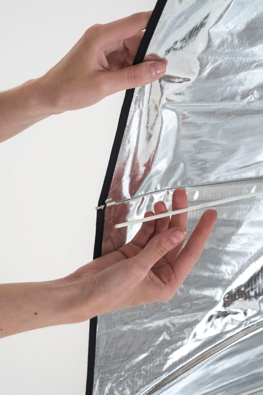 Mega Umbrella 157cm Silver Parabolic