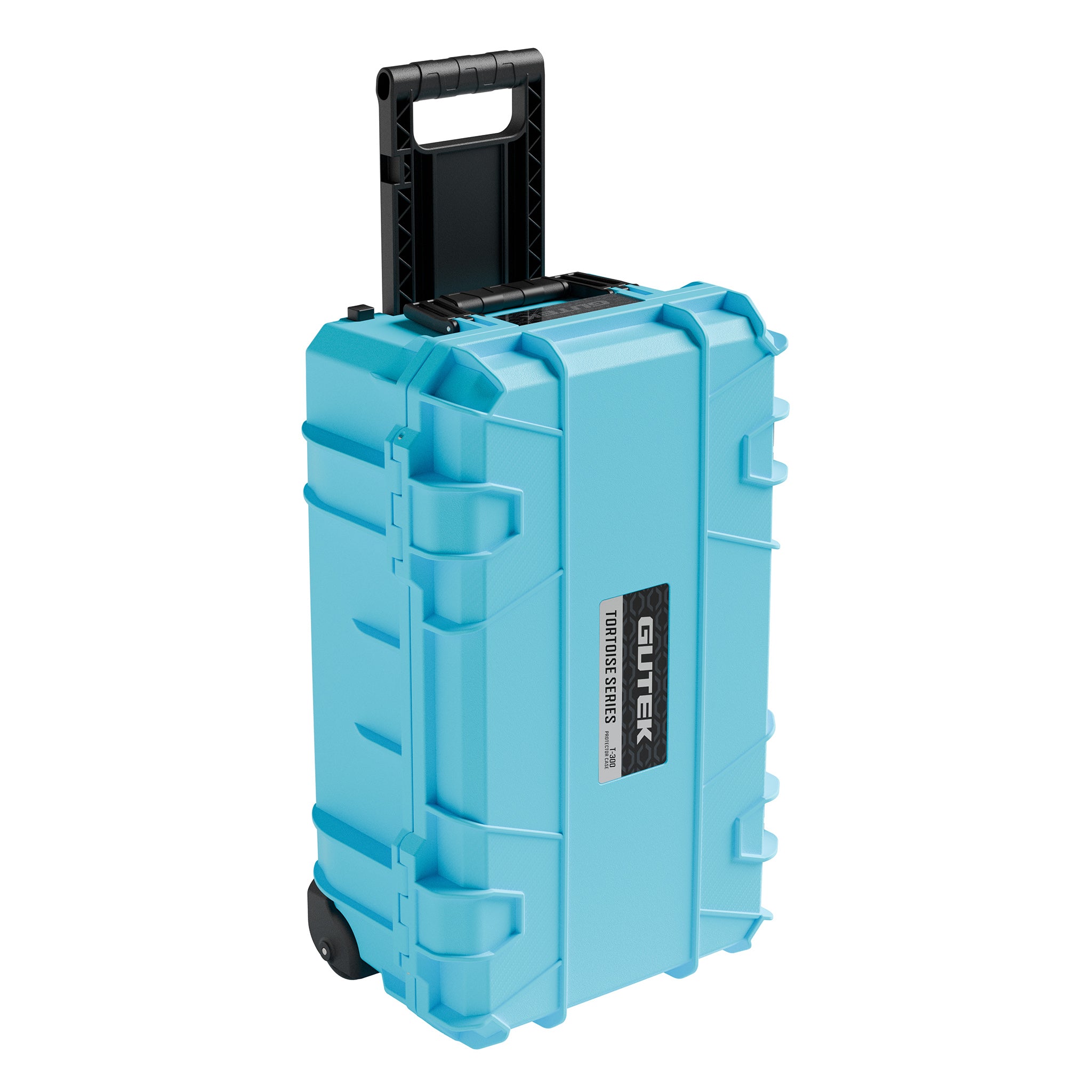 Твърд куфар с колелца GUTEK Tortoise T-300 Azure Blue - IP67