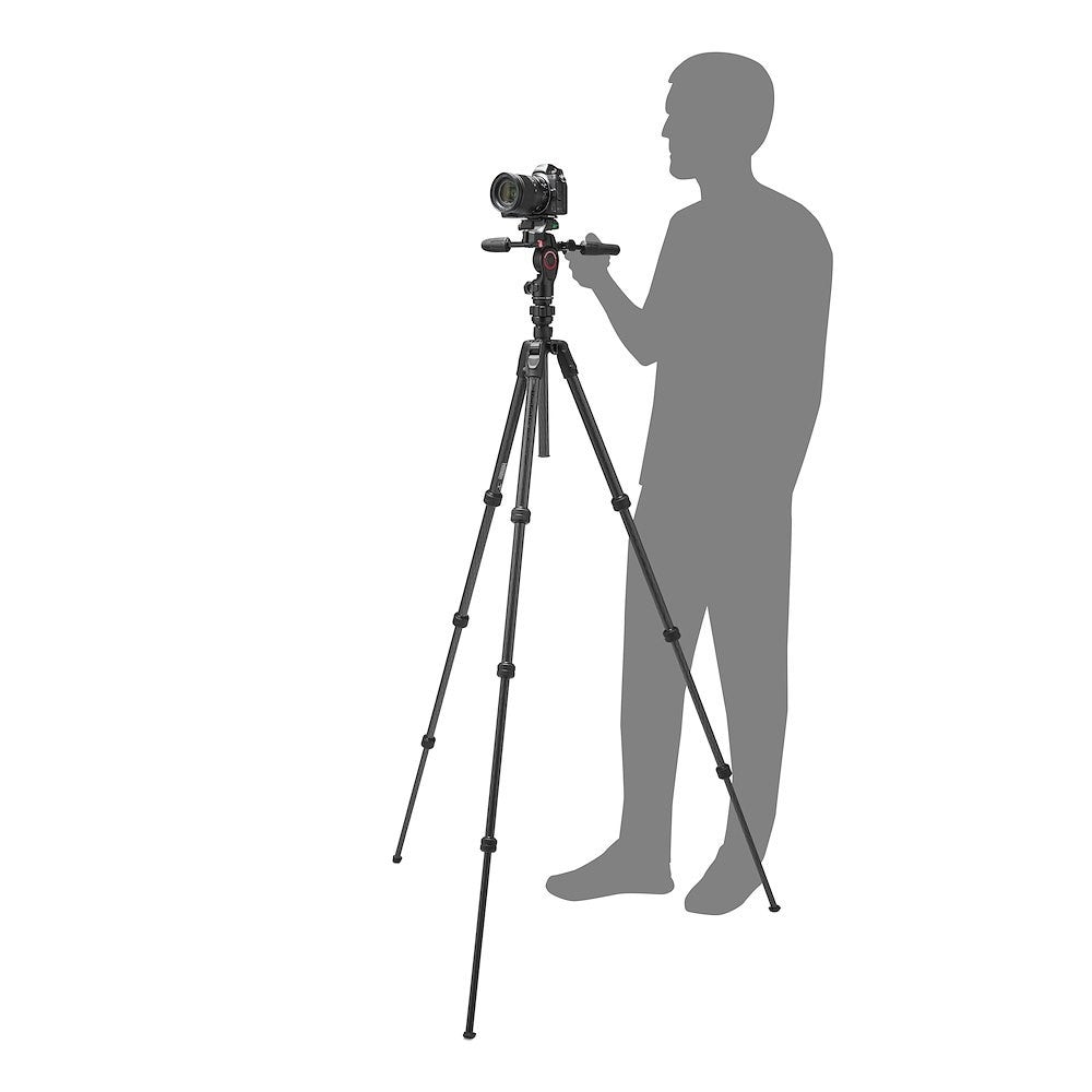 Manfrotto Befree GT PRO 3-Way alu tripod carbon