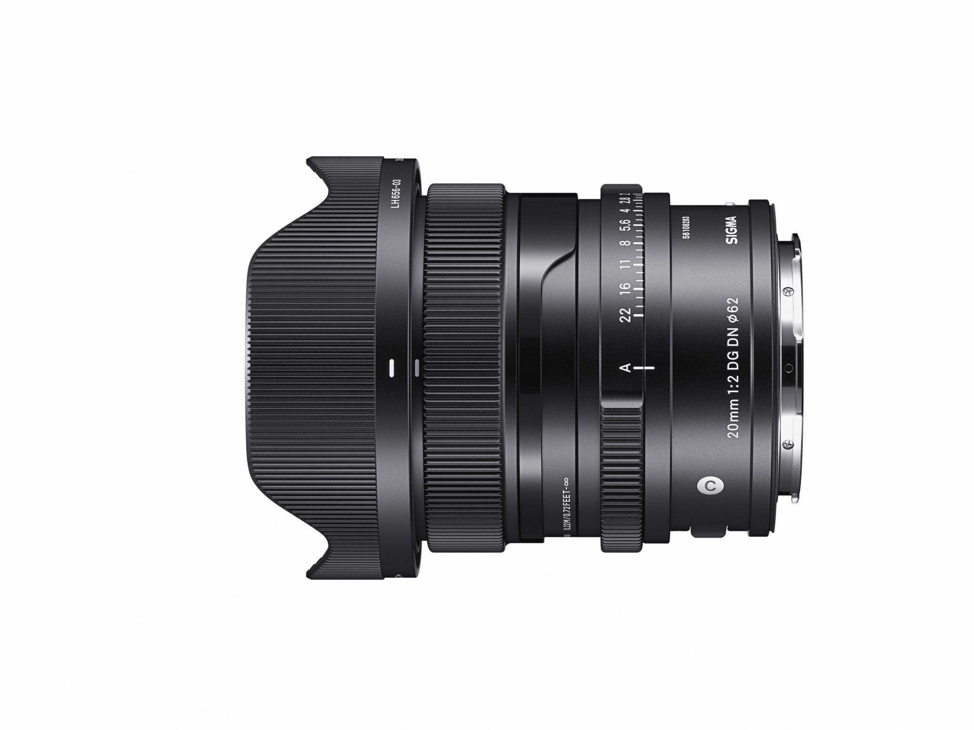 Обектив Sigma AF 20mm f2 DG DN Contemporary за L-mount