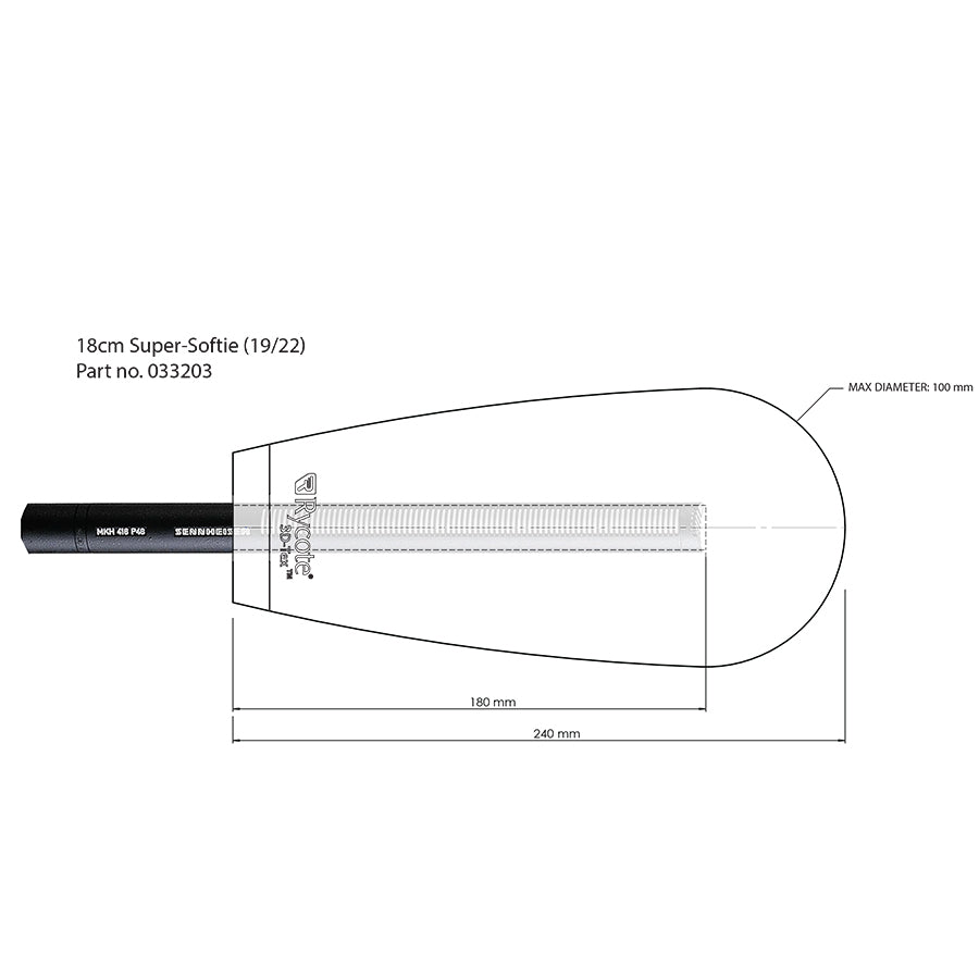 Rycote Ветробран 18cm Super-Softie (19/22)