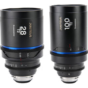 Двоен комплект Laowa Proteus 2X Anamorphic Set C (28mm, 100mm)- син отенък - метров