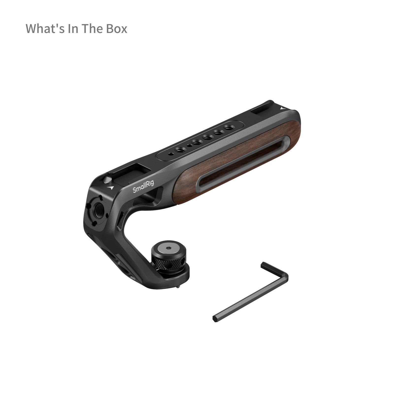 SmallRig дървена горна дръжка с 1/4'„-20 и ARRI 3/8“'-16 фиксиращ винт 5252