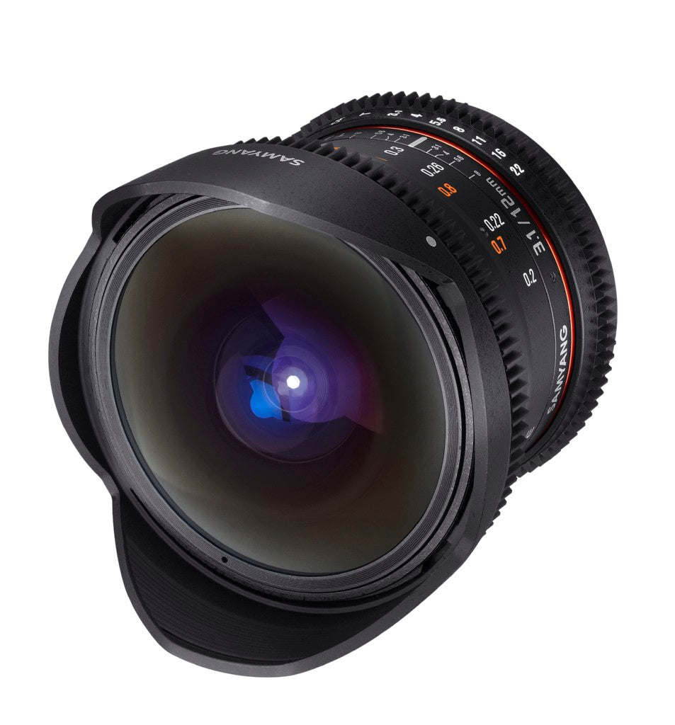 Обектив Samyang 12mm T3.1 VDSLR ED AS NCS Fish-Eye за Canon EOS