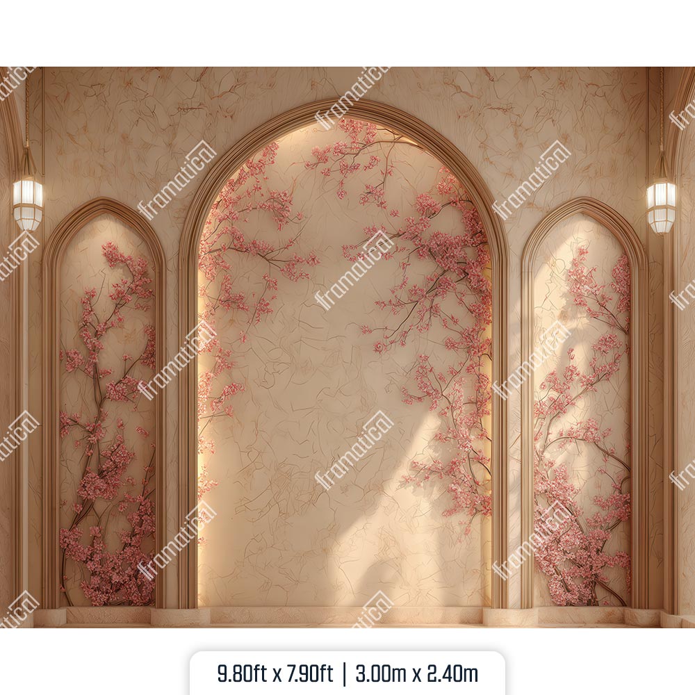 Текстилен фон - Blossom Sanctuary - 3.00m x 2.40m