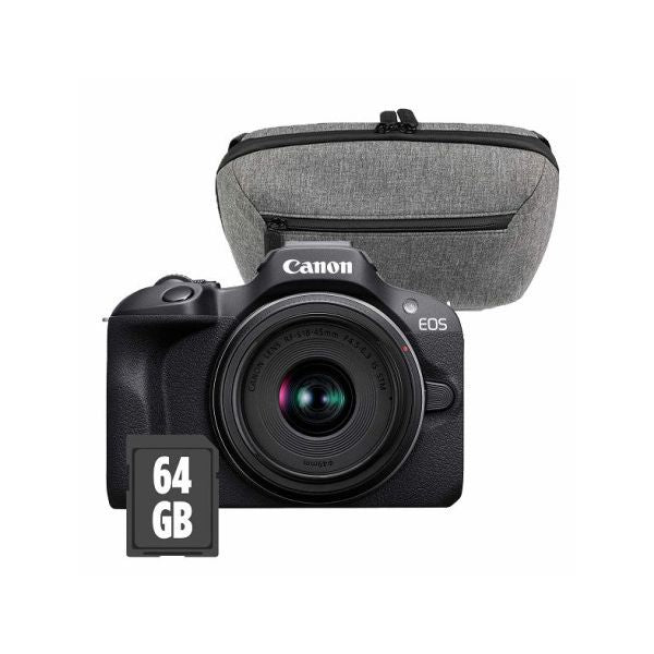 Canon EOS R100 RF-S 18-45mm Travel Kit