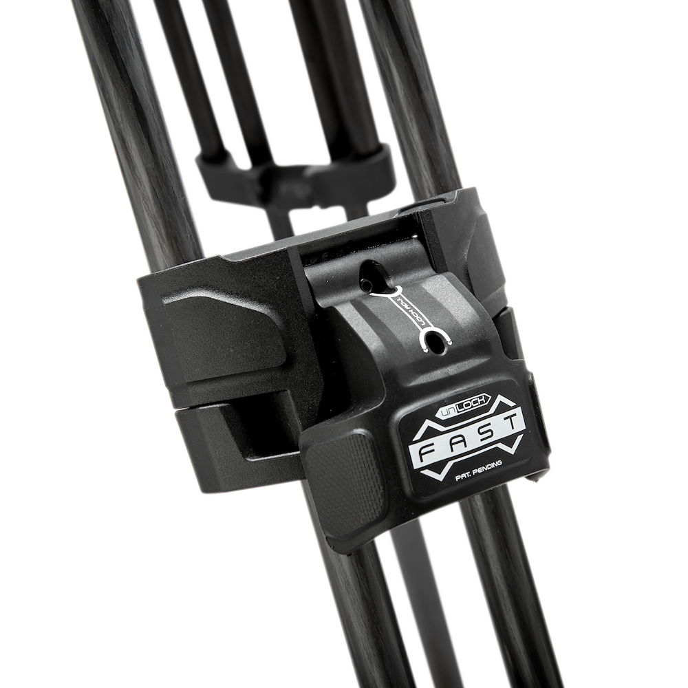 Видео статив кит Manfrotto с глава 526 FAST и двойни бързо разпъващи карбонови крака 645 - среден паяк