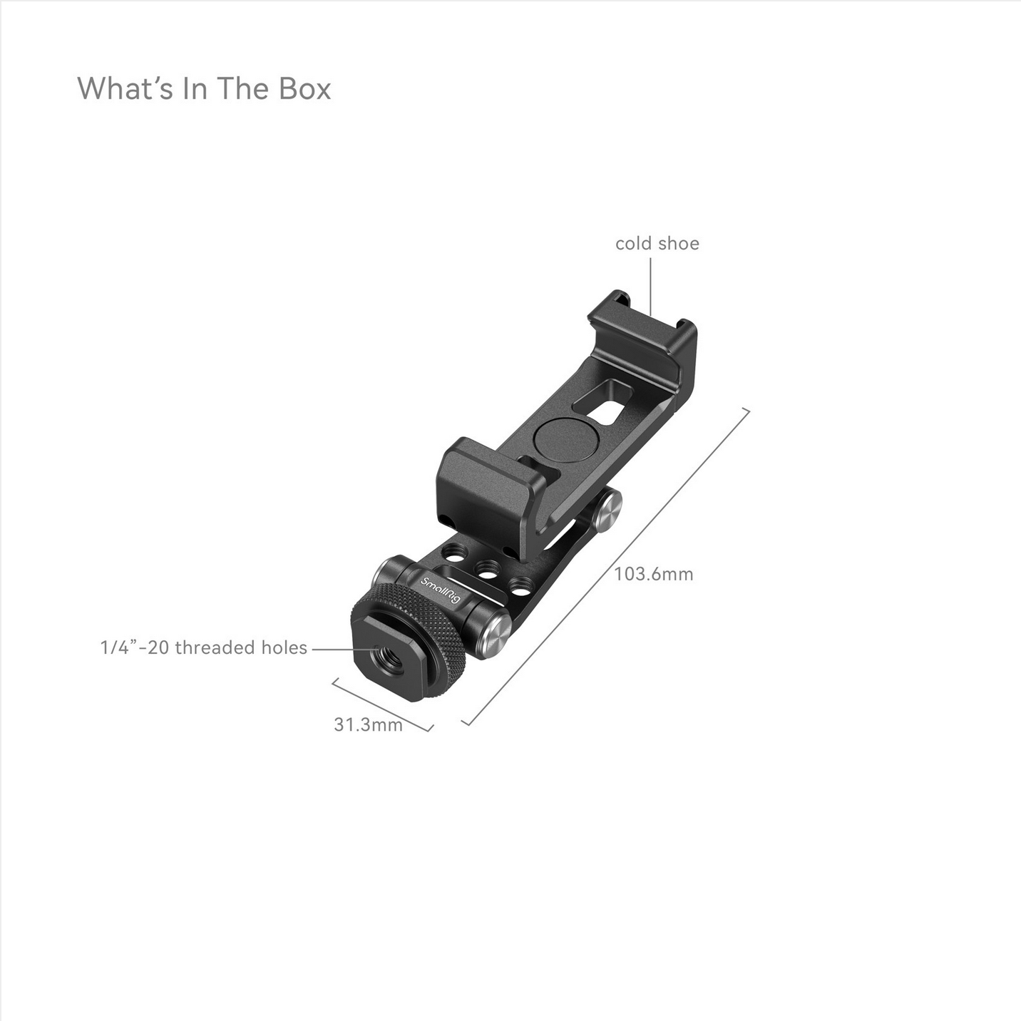 Държач за телефон с cold shoe монтаж SmallRig 4382
