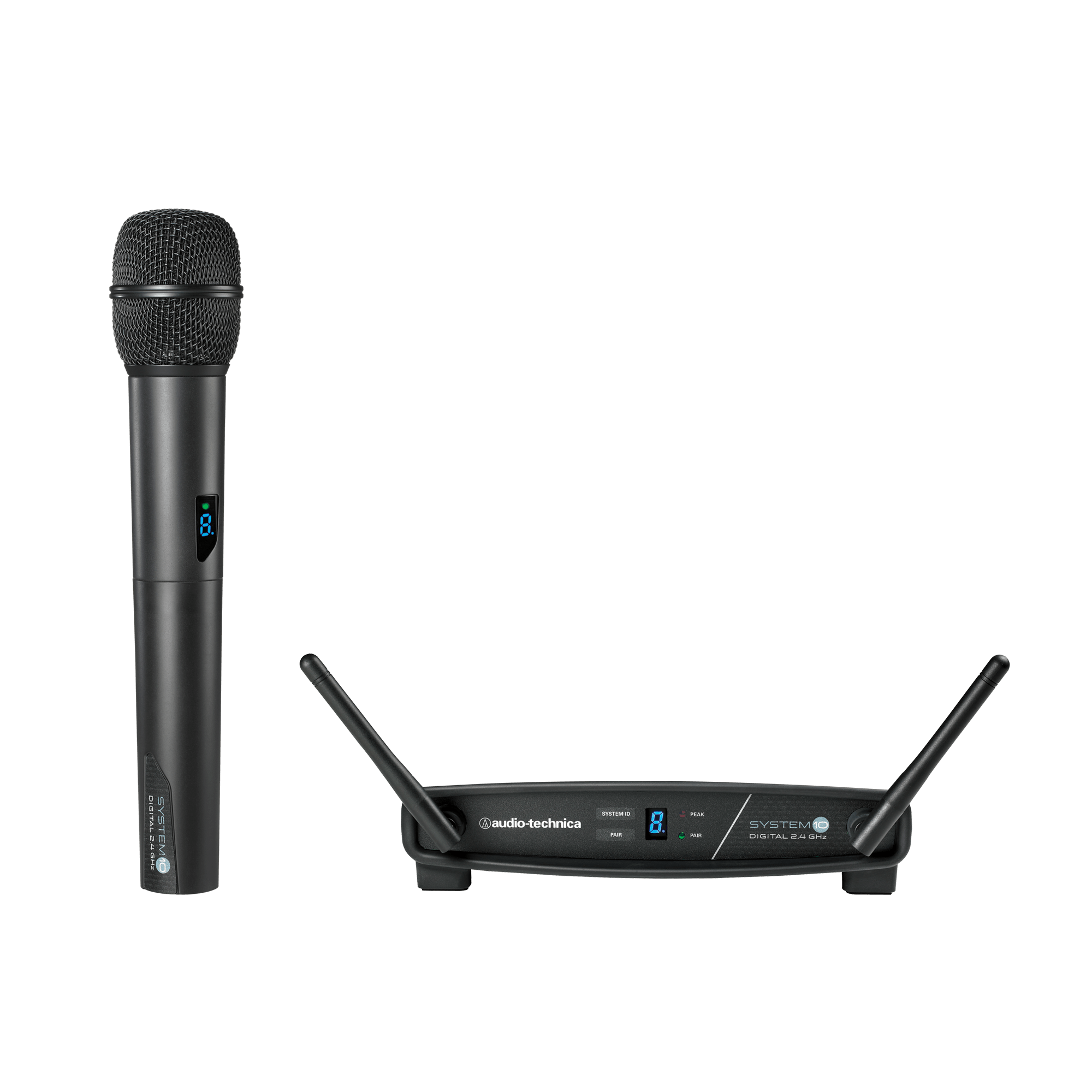 Безжичен система с ръчен микрофон Audio-Technica System 10 ATW-1102 /приемник и предавател-микрофон/