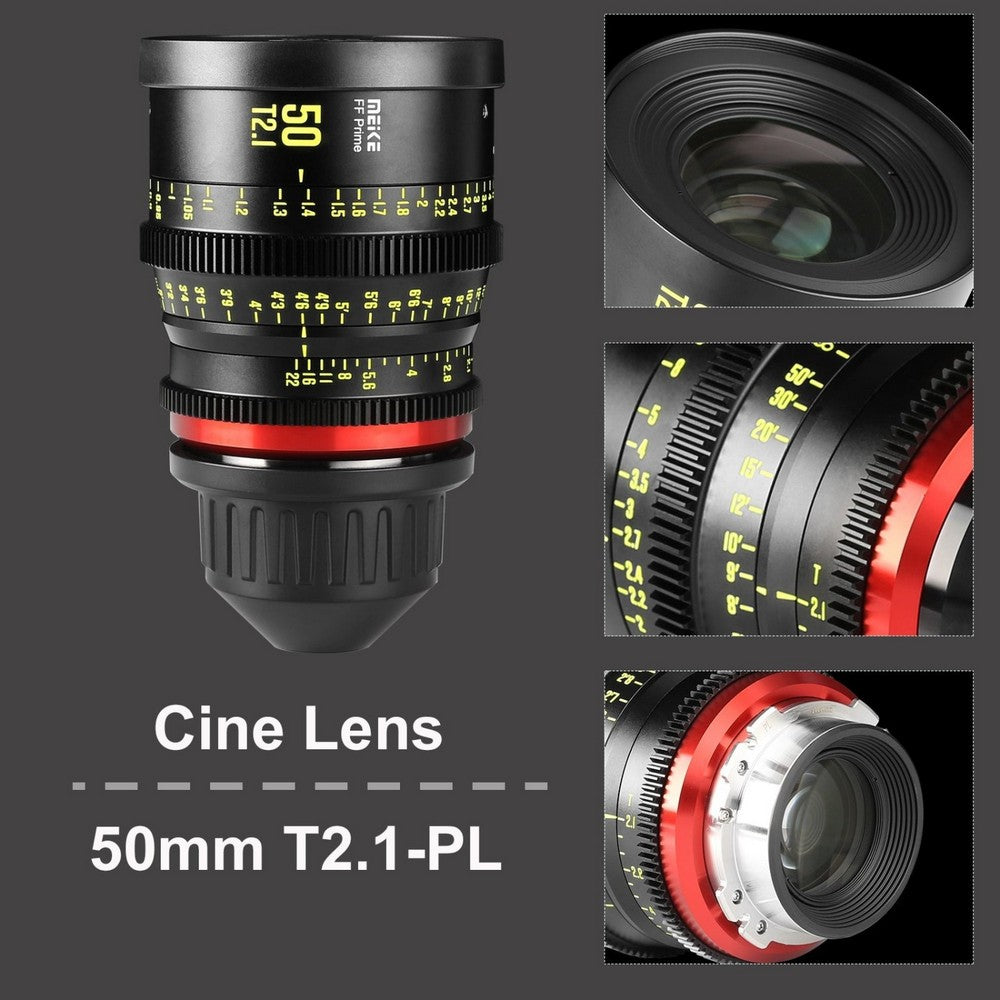 Кино обектив Meike 50mm T2.1 FF Prime (PL)