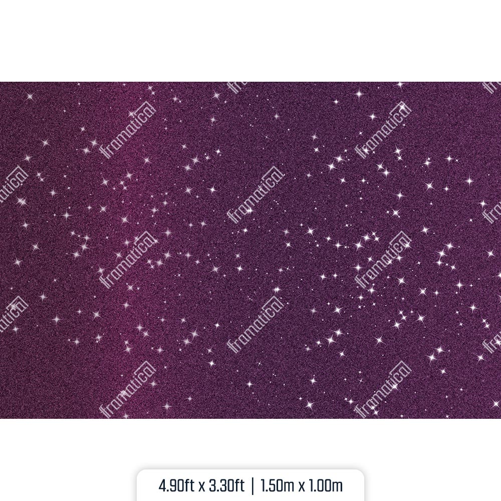 Текстилен фон - Purple Galaxy - 1.50m x 1.00m