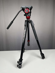 Втора употреба Комплект видео статив Manfrotto 190 с видео глава 500