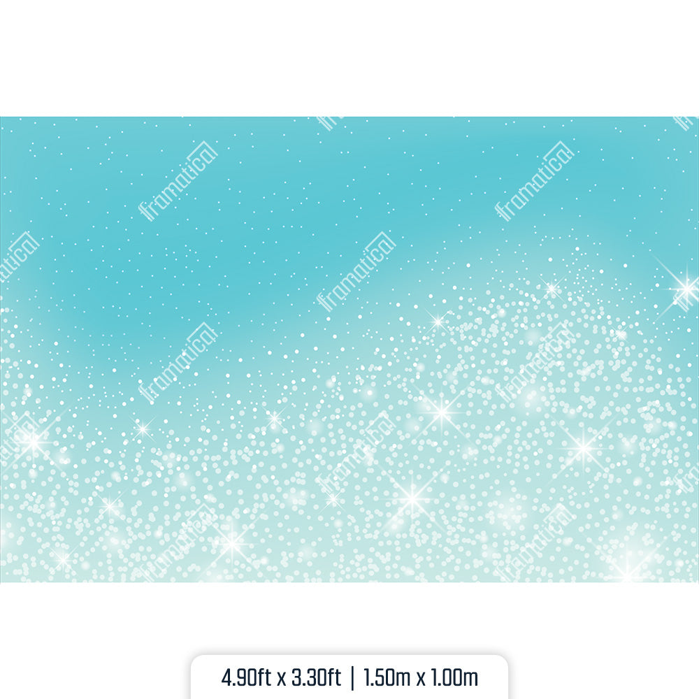 Текстилен фон - Aqua Sparkle - 1.50m x 1.00m