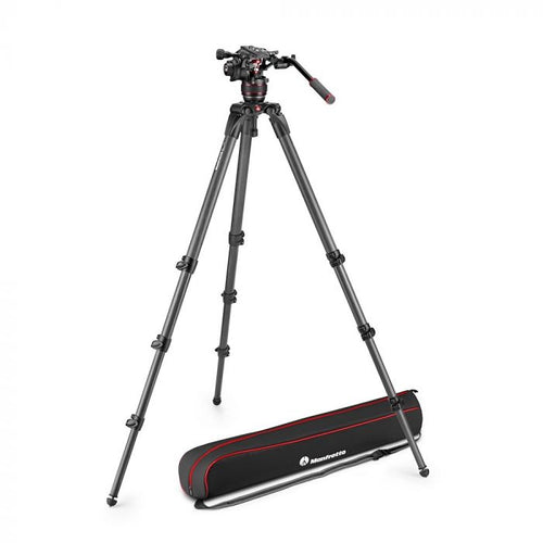Видео статив комплект Manfrotto Nitrotech 608 с карбонови крака 536 - 5г. гаранция