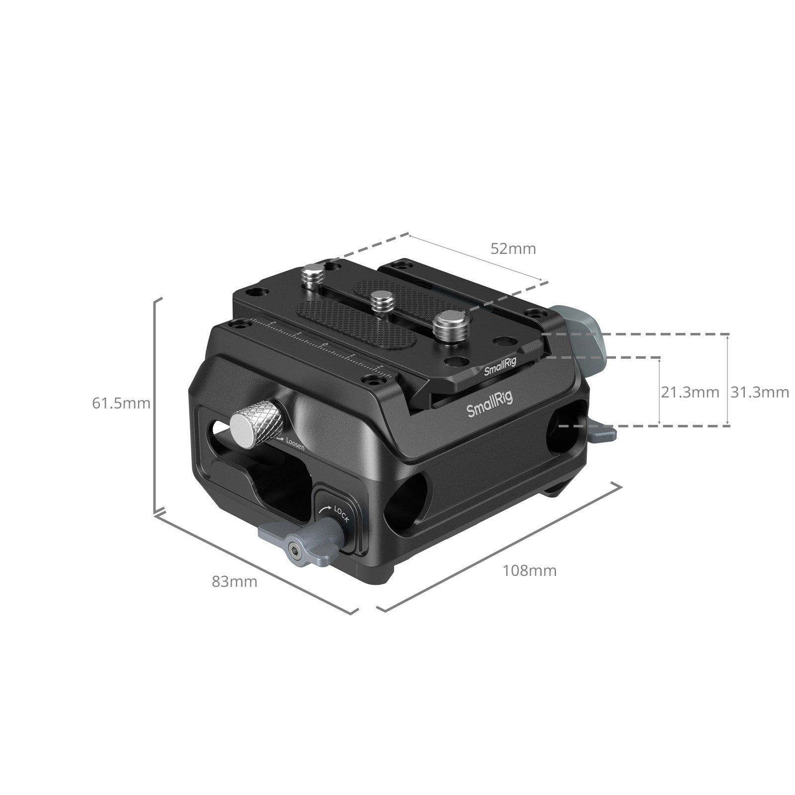 Комплект монтажна пластина SmallRig за Manfrotto с двойна скоба за тръби 15 мм 5366