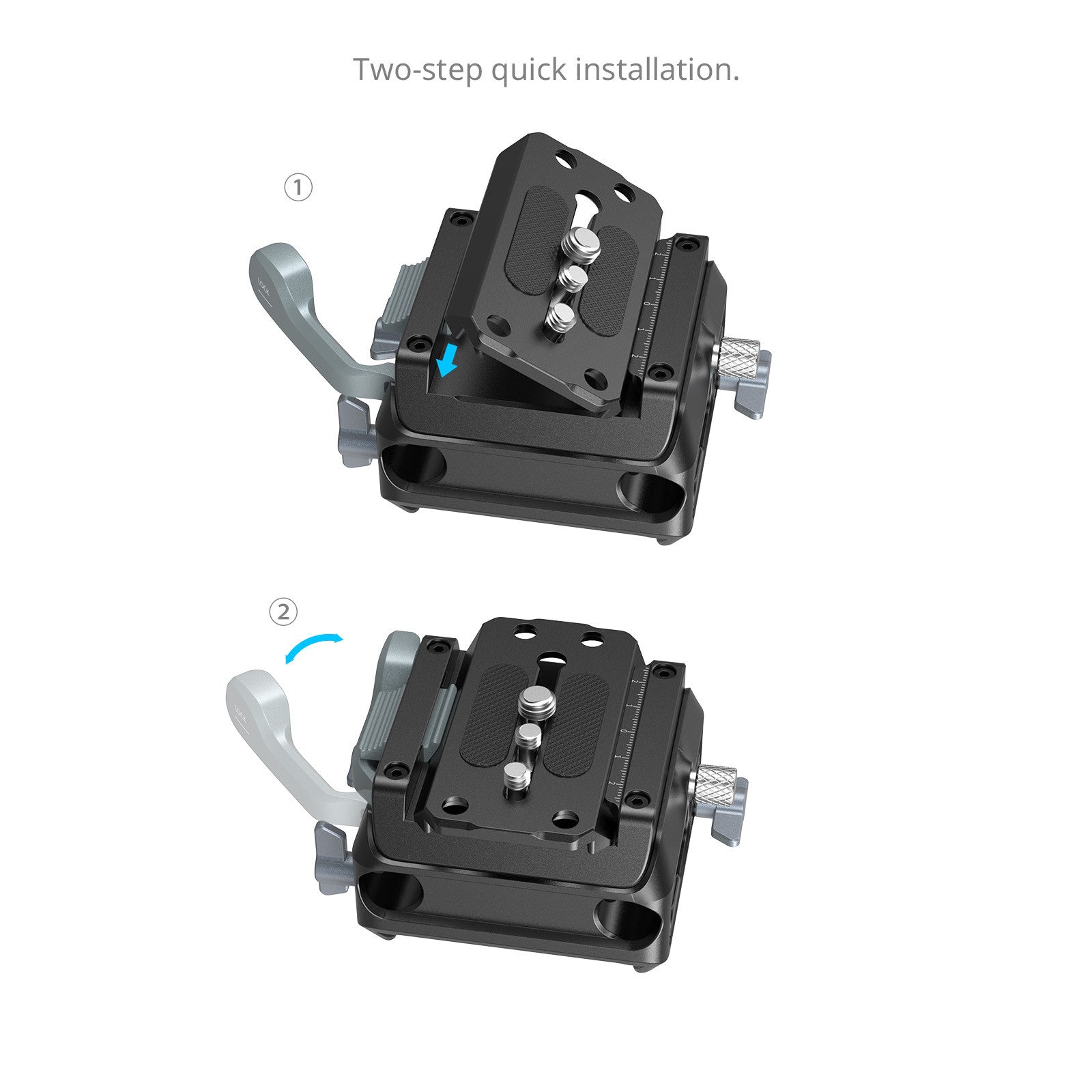 Комплект монтажна пластина SmallRig за Manfrotto с двойна скоба за тръби 15 мм 5366