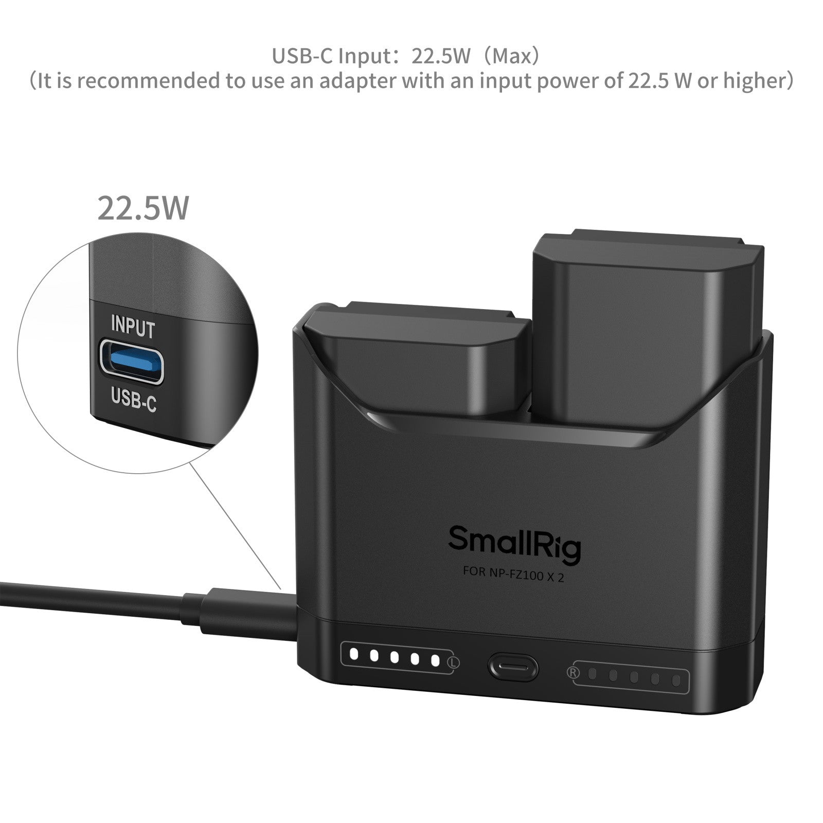 SmallRig Turbo Charging Комплект за NP-FZ100 Батерии 5483