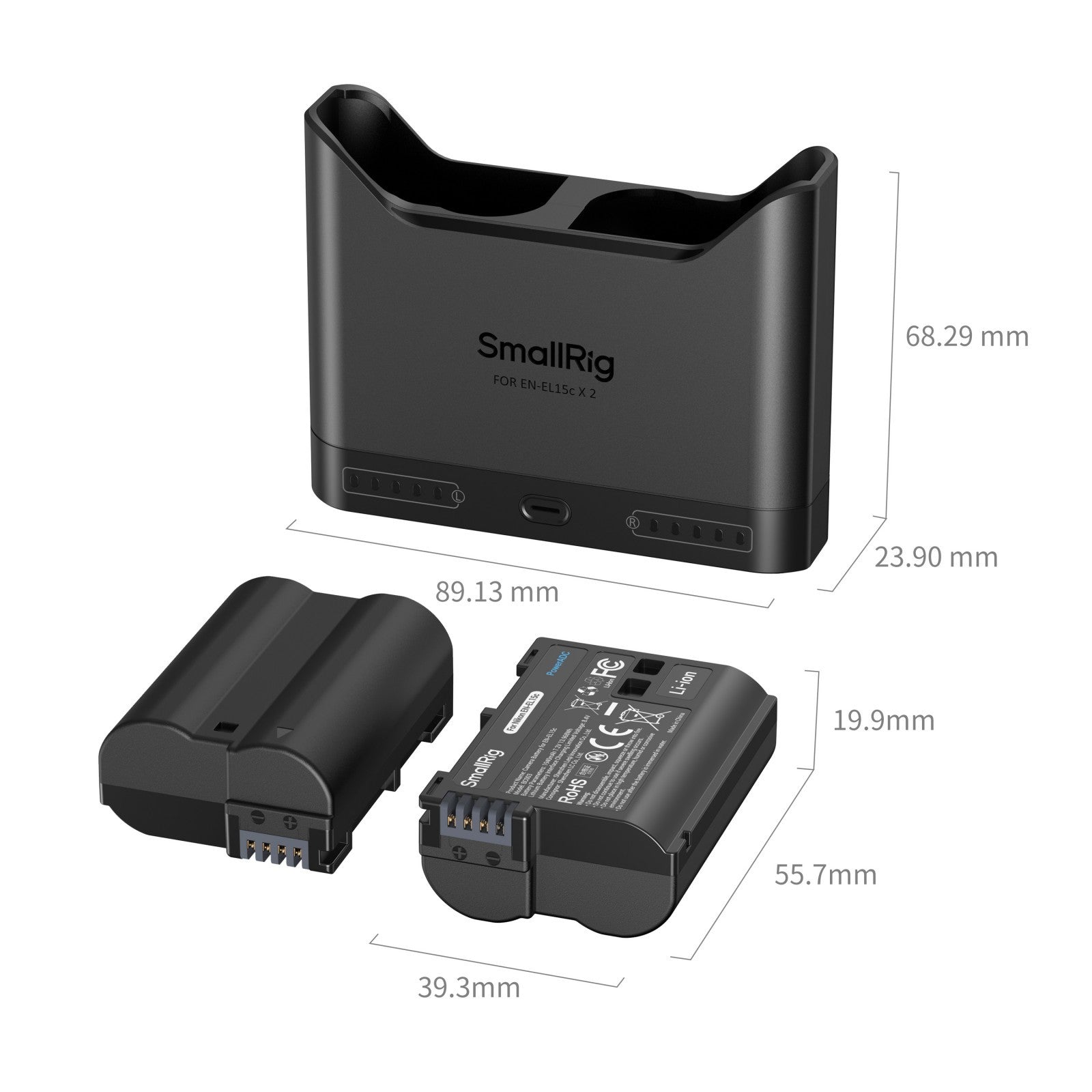 SmallRig Turbo Charging Комплект за Nikon EN-EL15c Батерии 5486