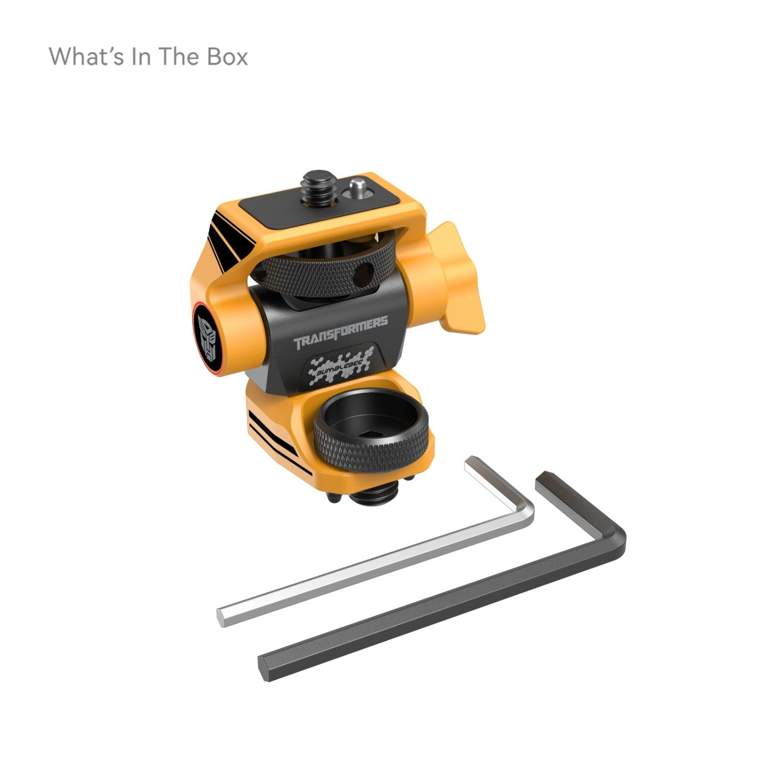 SmallRig Adjustable Monitor Support Compatible with ARRI 3/8in-16 Screws（BumbleBee Edition）5520