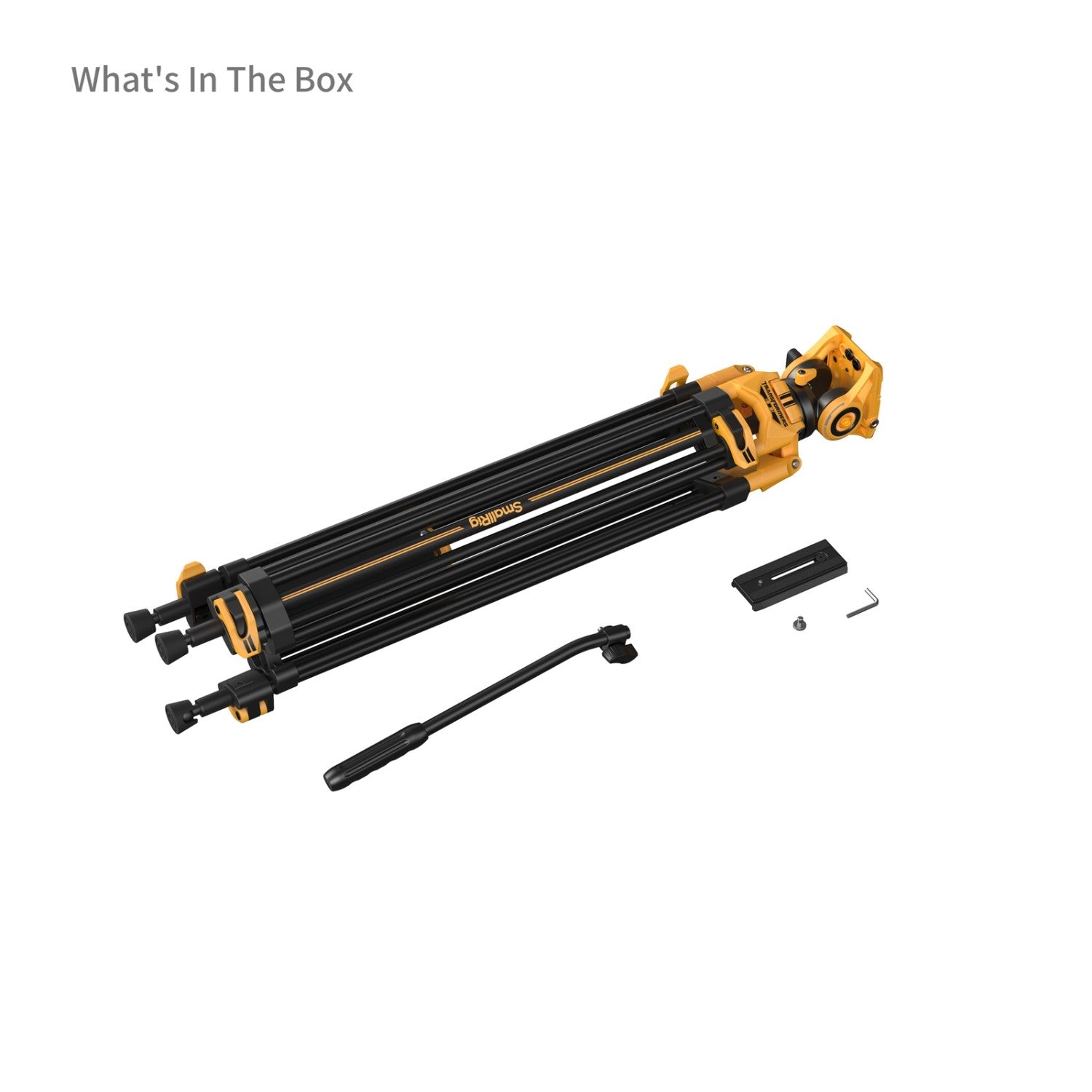 SmallRig Heavy-Duty Fluid Head Tripod AD-01 (BumbleBee Edition）5523