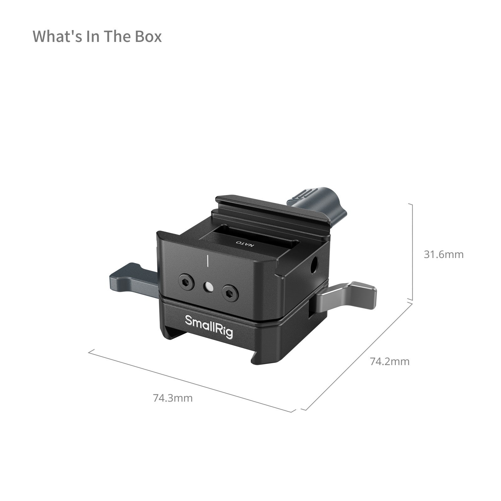 SmallRig Комплект плоча за V-Mount Батерия за Arca-Swiss или NATO релса