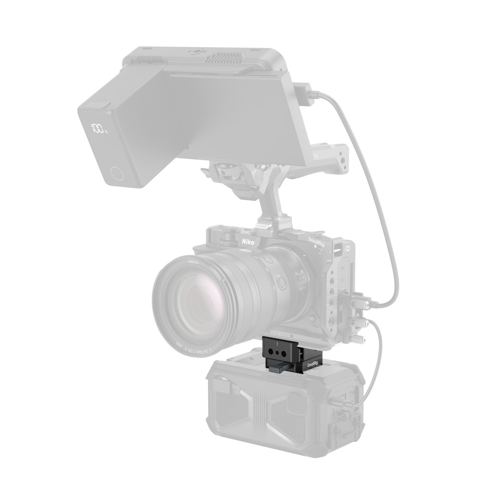 SmallRig Комплект плоча за V-Mount Батерия за Arca-Swiss или NATO релса