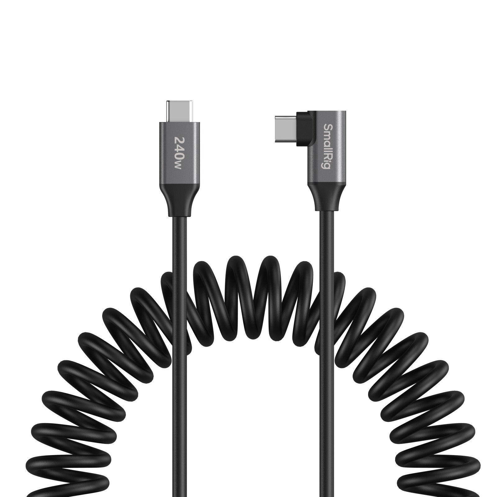 Кабел за данни SmallRig USB-C спирала (от прав към ъглови) 5730