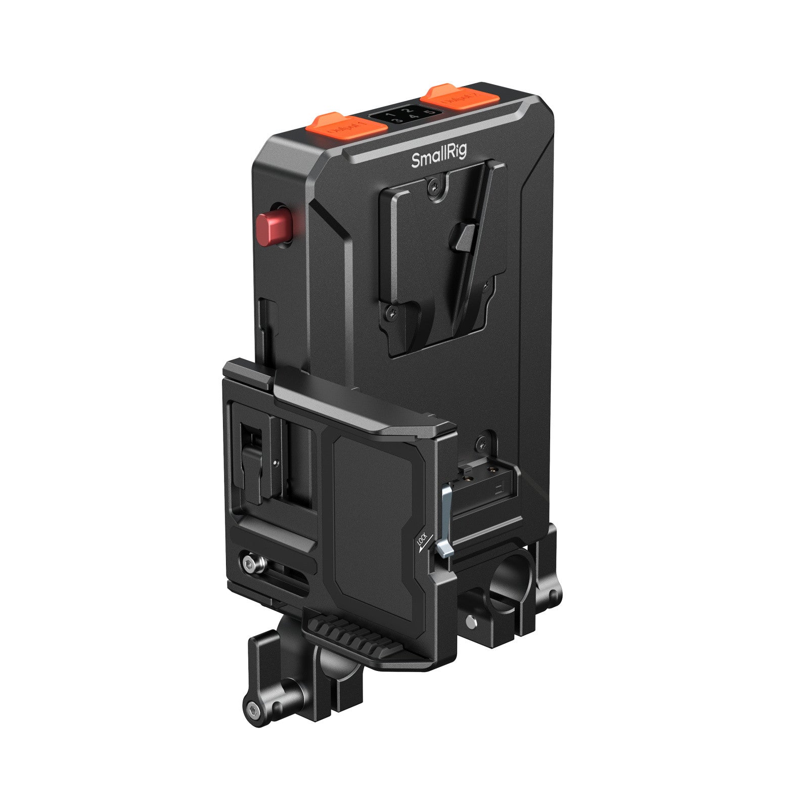 SmallRig Интелигентна Power Management V-Mount Плоча с клампа за 15мм тръби 5881