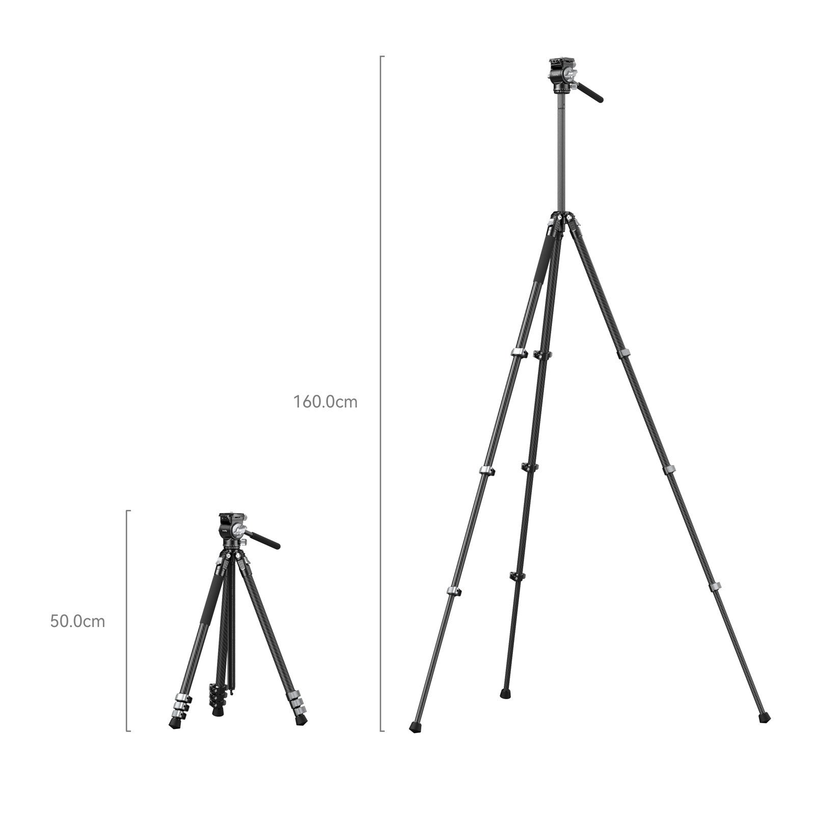 SmallRig Преносим карбонов статив за екшън камери 5885