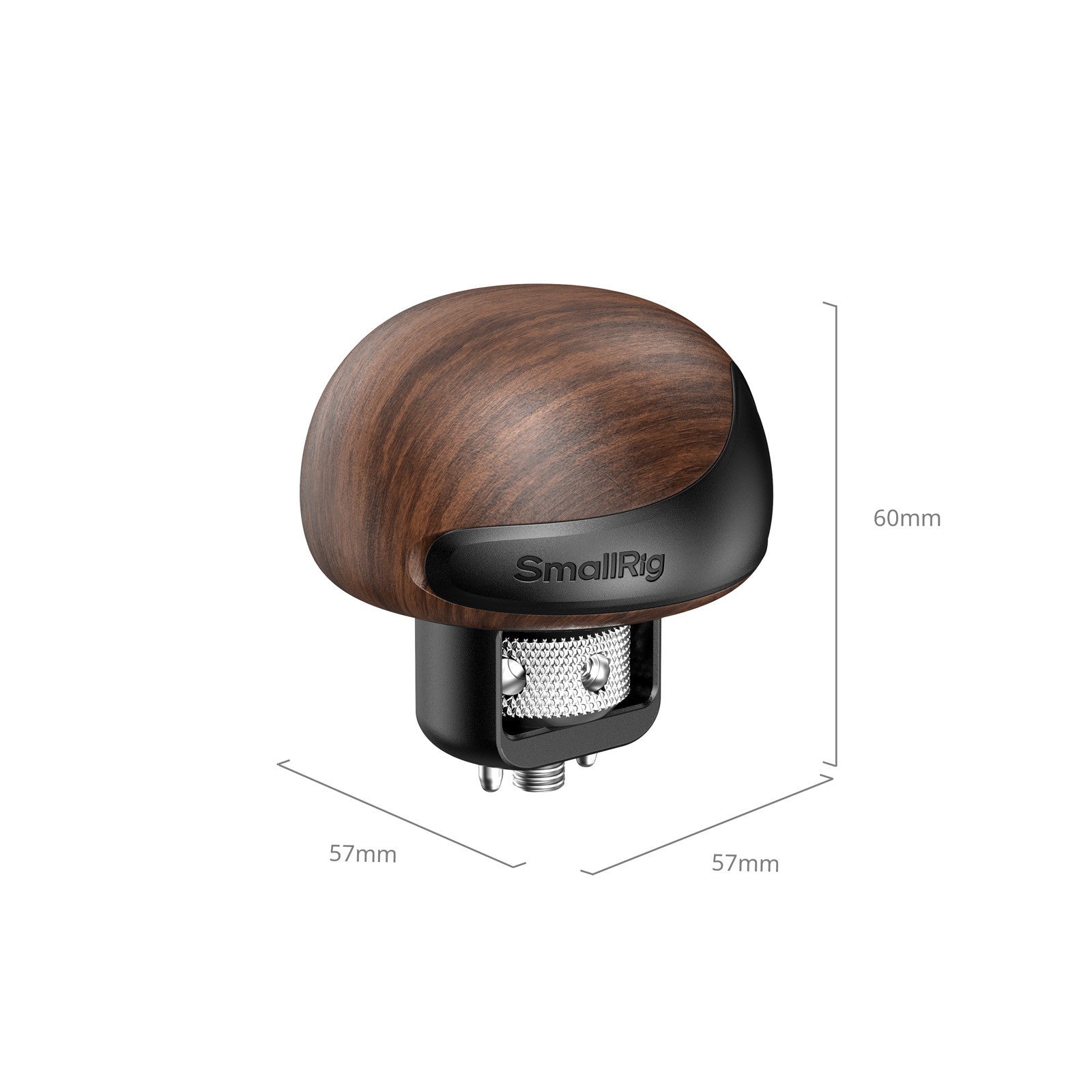 SmallRig Мини Дървена Странична дръжка с 1/4инч болт с пинове 5926